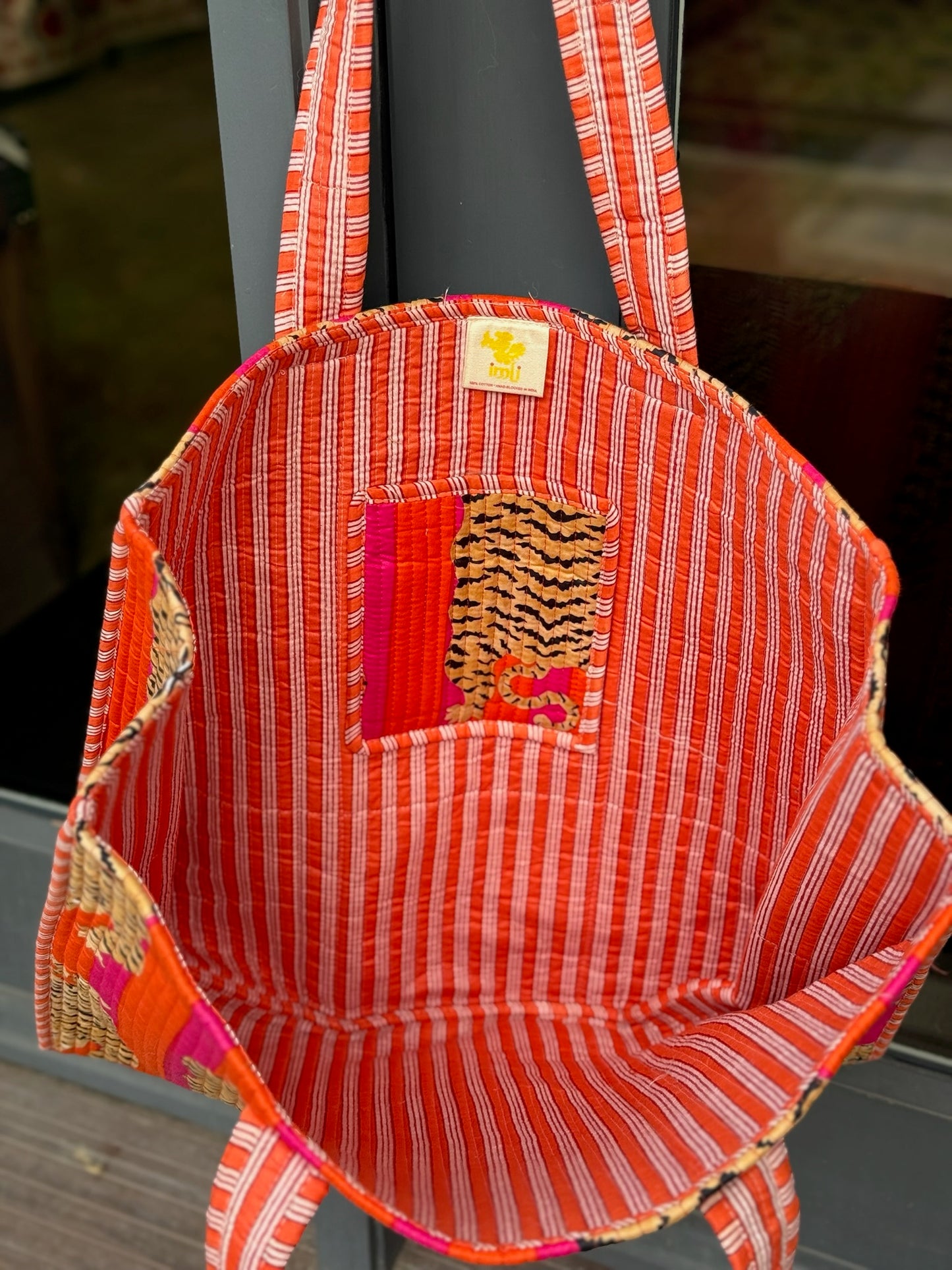 Dancing Tiger Hot Pink Stripe