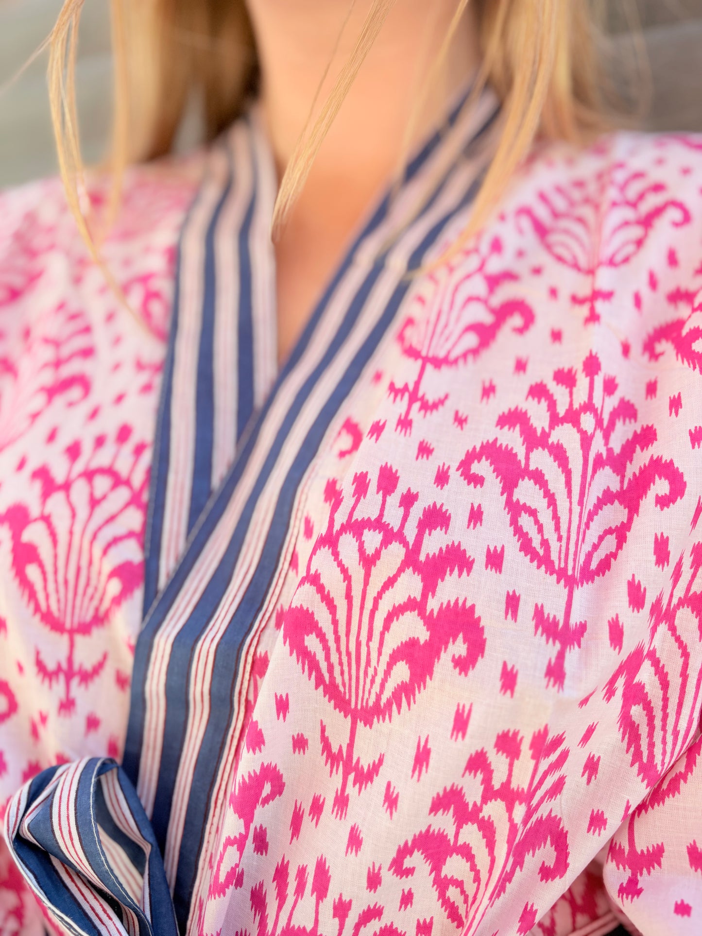 Pink Ikat