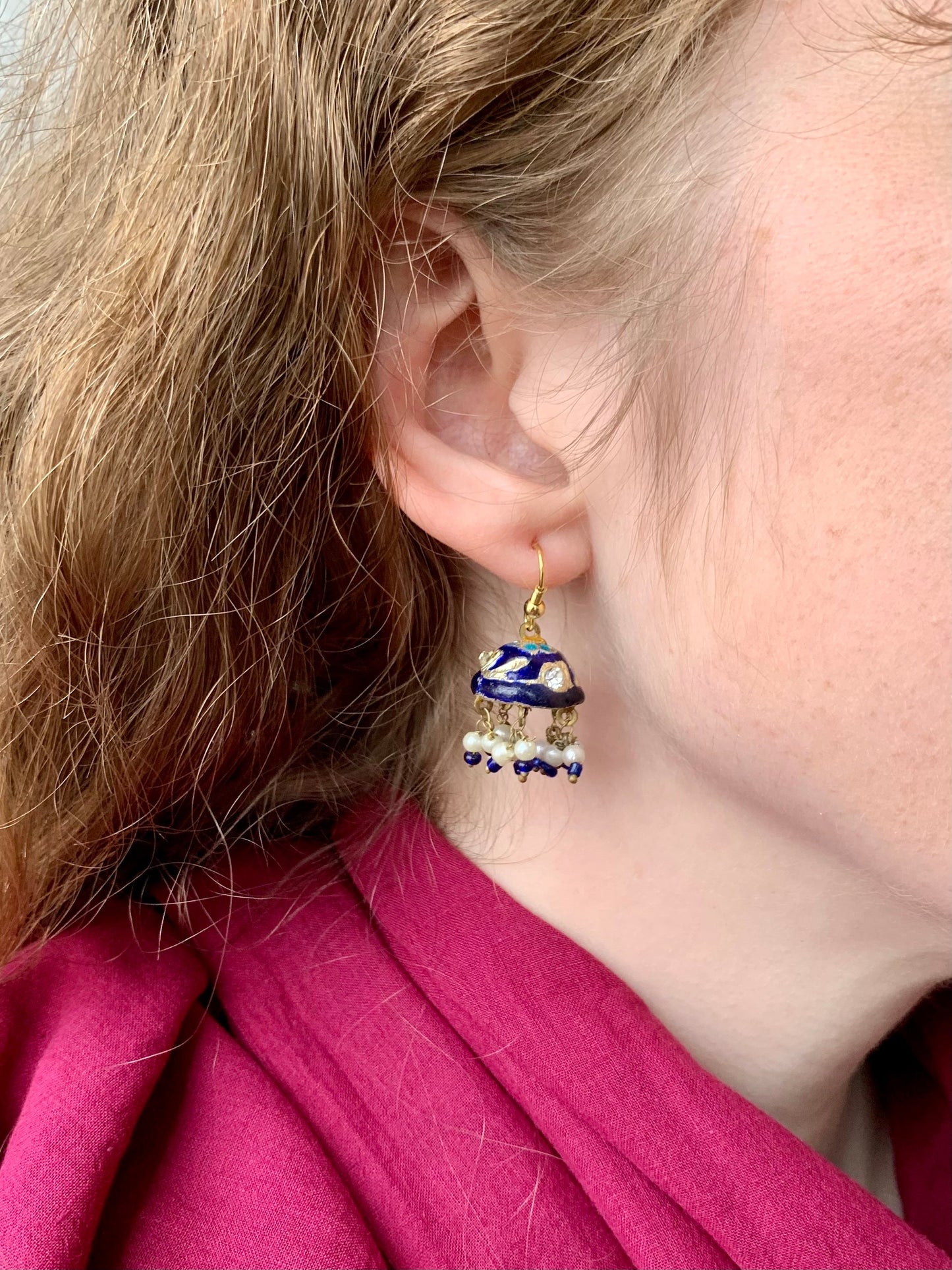Artisan-Made Indian Lac Earrings - Imli.lifestyle