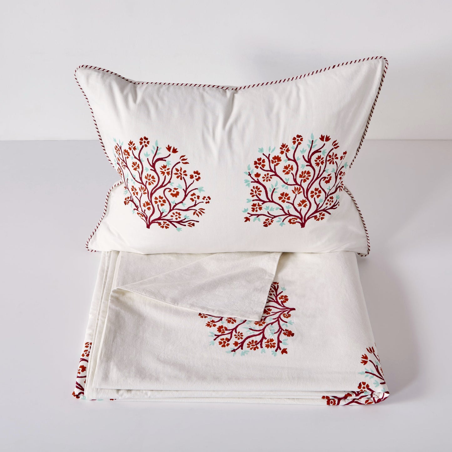 Coral Print Duvet Cover Set - Imli.lifestyle