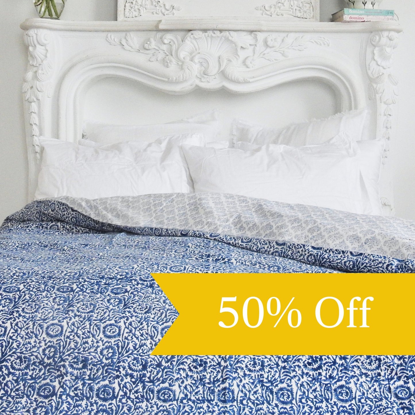 Crown Print Duvet Cover Set - 50% Off - Imli.lifestyle