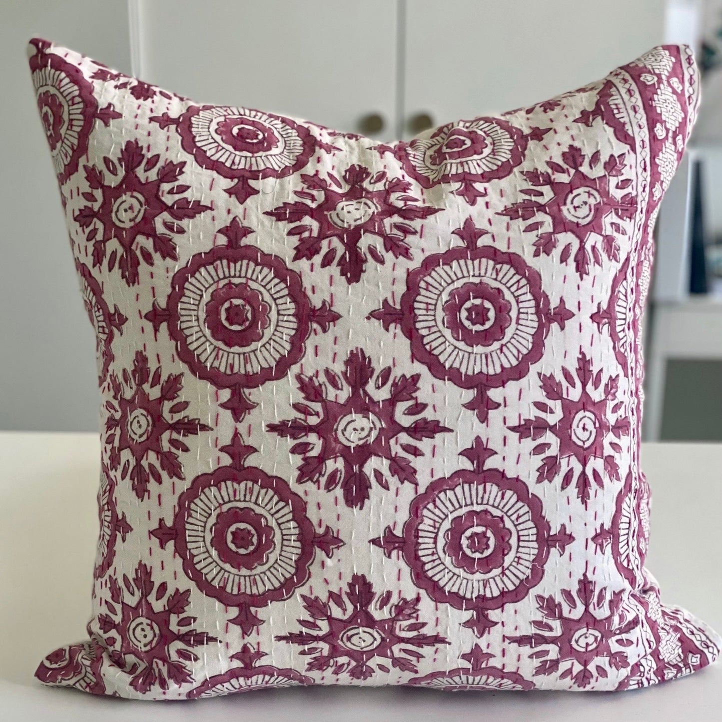 Parvati Kantha Cushion Cover - Imli.lifestyle