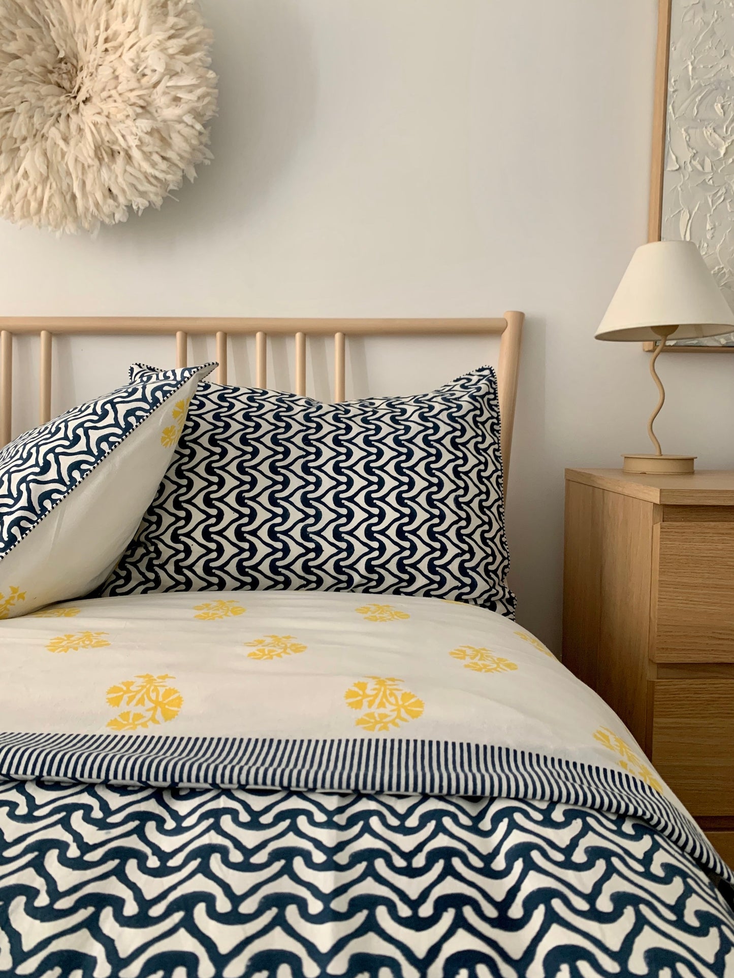 Wave Print Duvet Cover Set - Imli.lifestyle