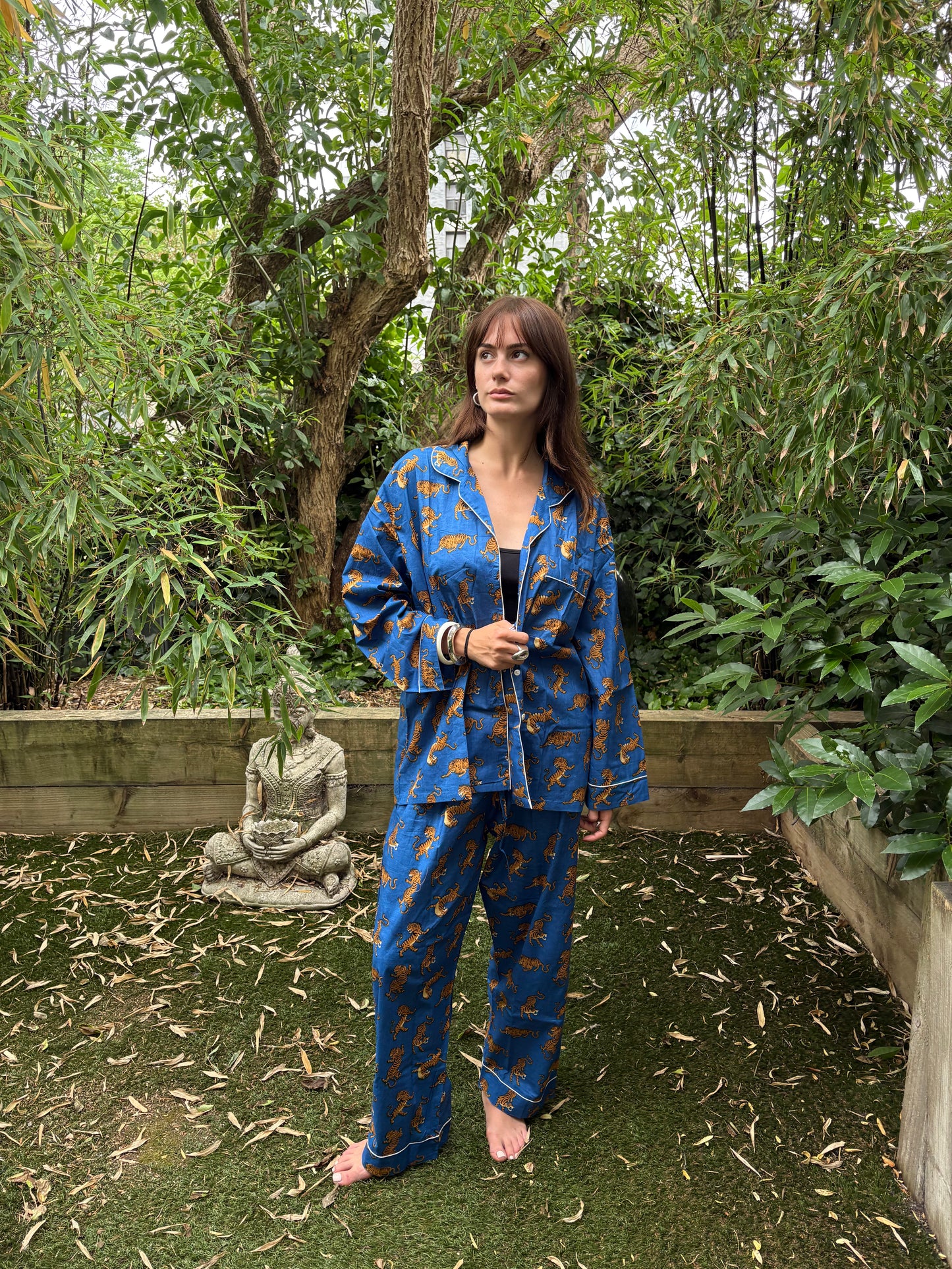 Dancing Tigers | Blue | Long PJs