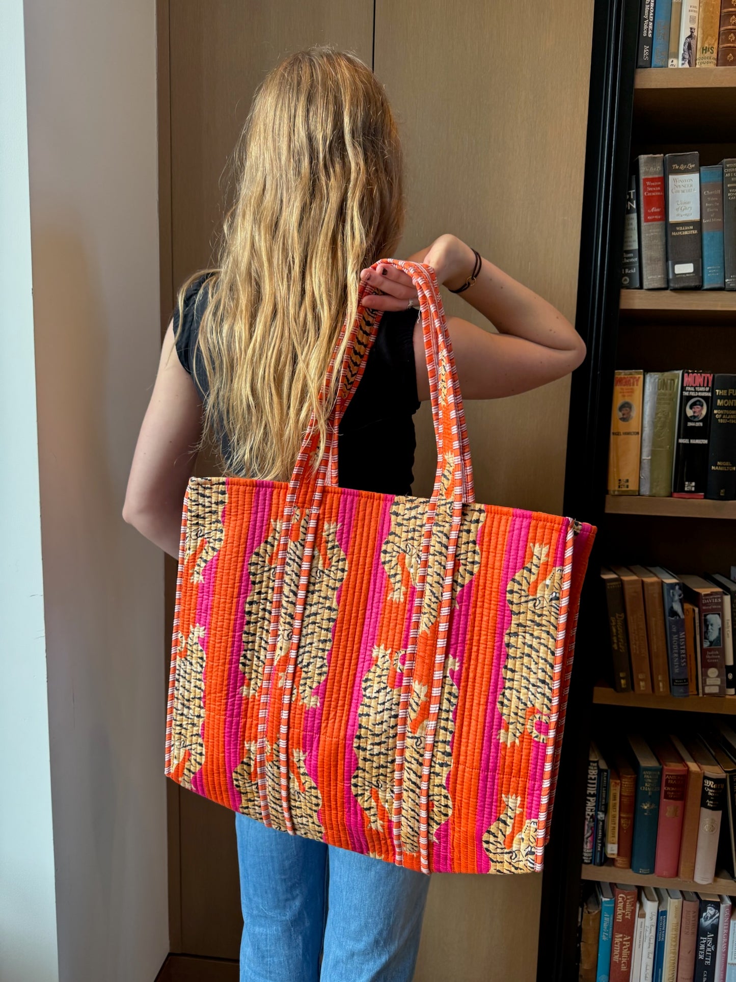 Dancing Tiger Hot Pink Stripe