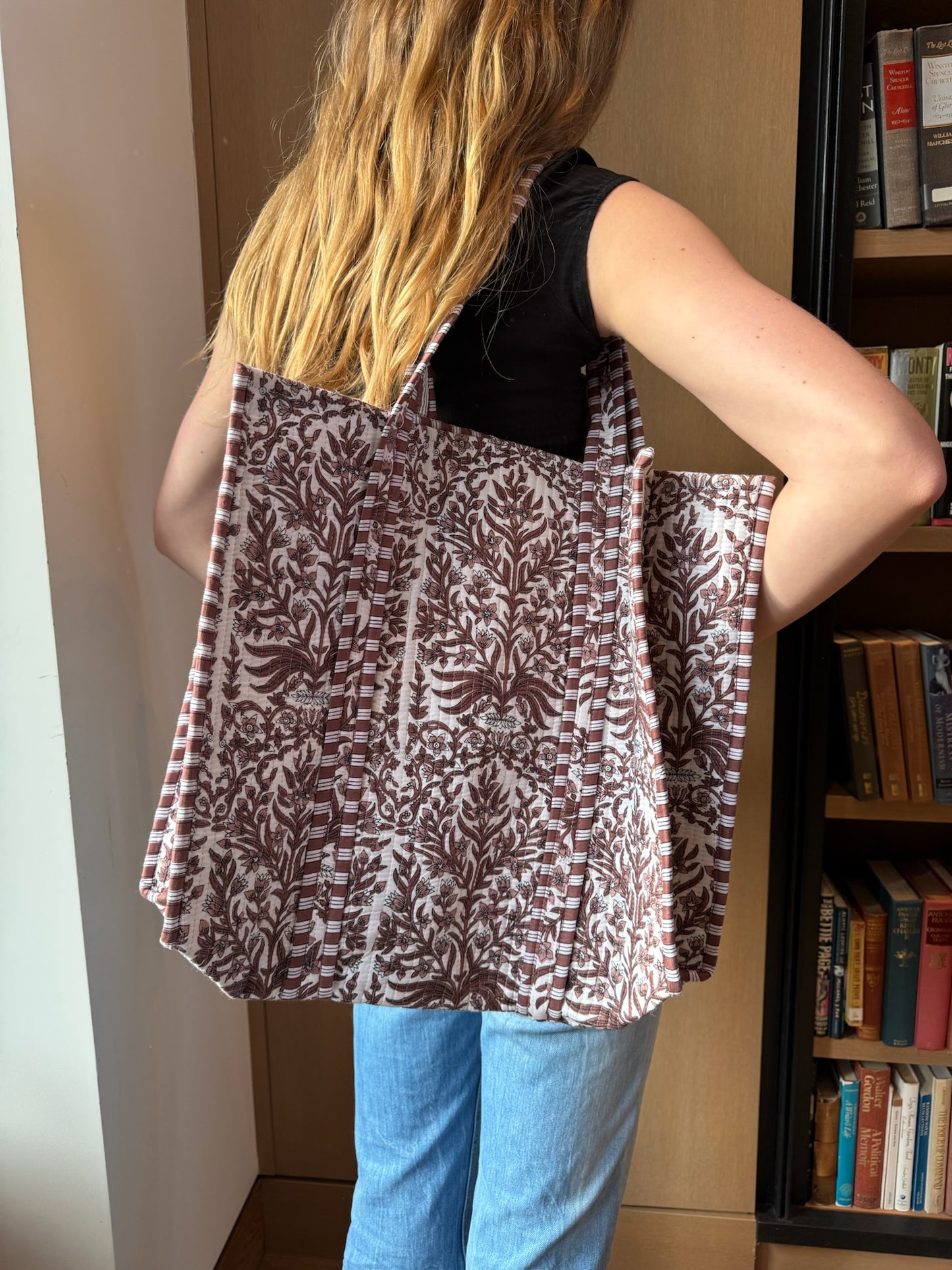 Wisteria - Plum Tote