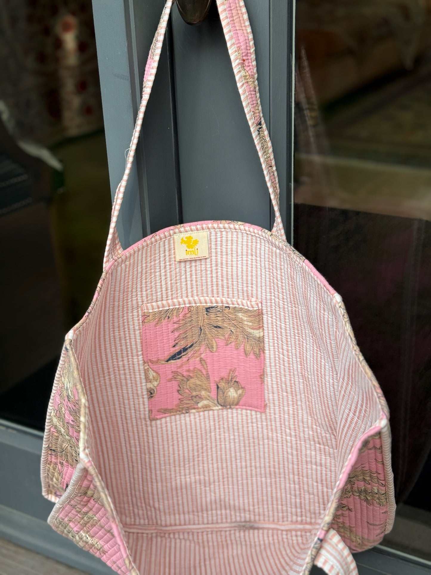 Jungle Light Pink Tote