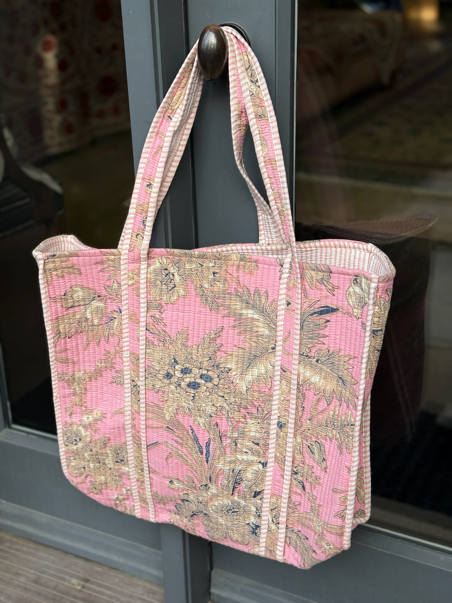 Jungle Light Pink Tote