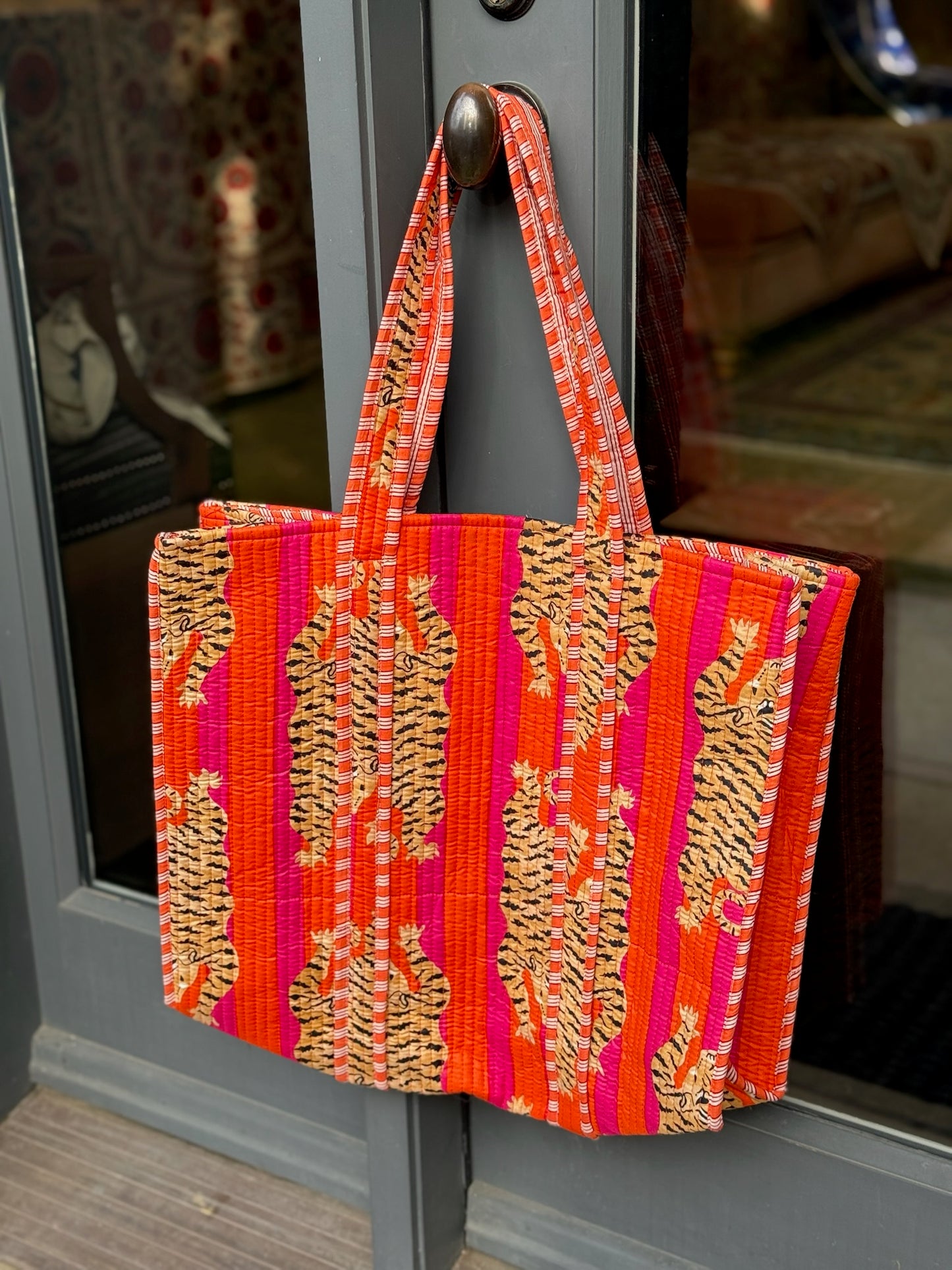 Dancing Tiger Hot Pink Stripe