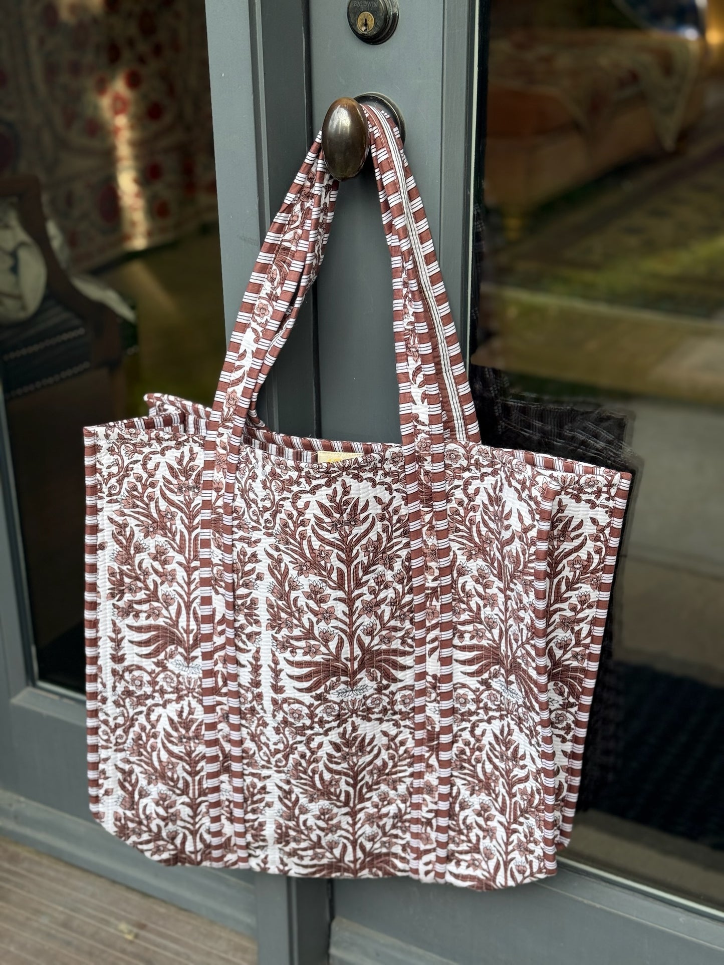 Wisteria - Plum Tote