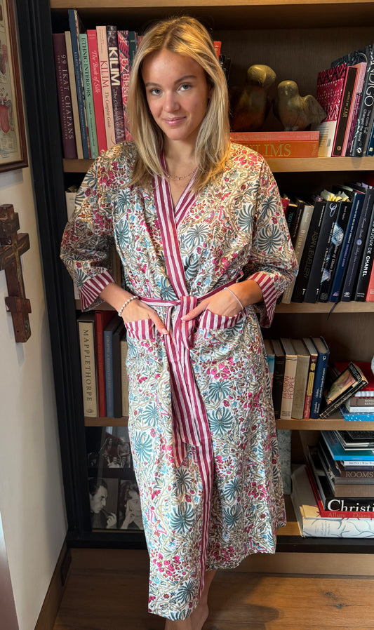 Butterfly Print - Maroon