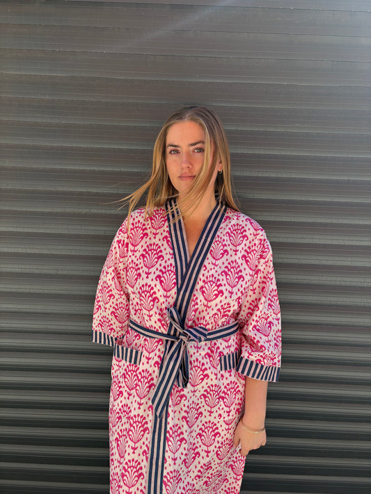 Pink Ikat
