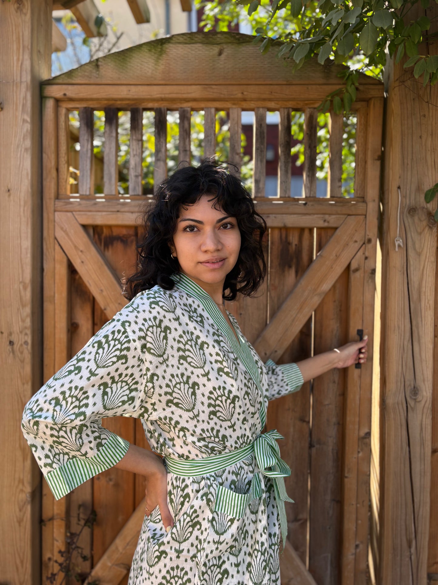 Green Ikat