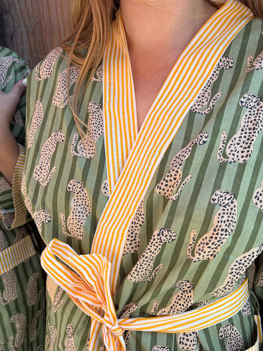 Striped Cheetah - Green