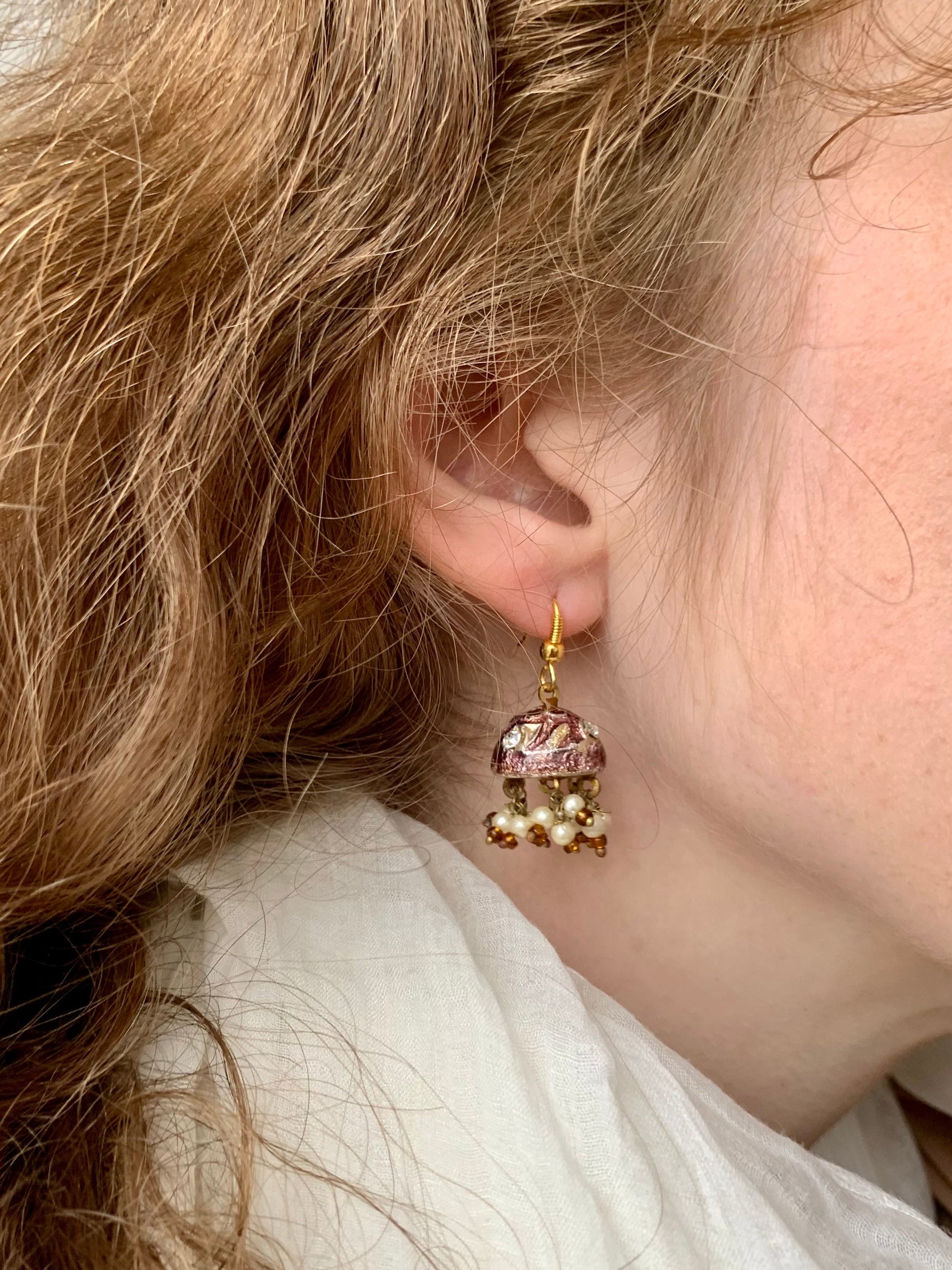 Artisan-Made Indian Lac Earrings - Imli.lifestyle