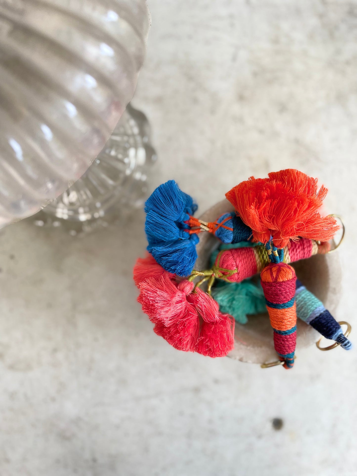 Colourful Cloth Key Chains - Imli.lifestyle