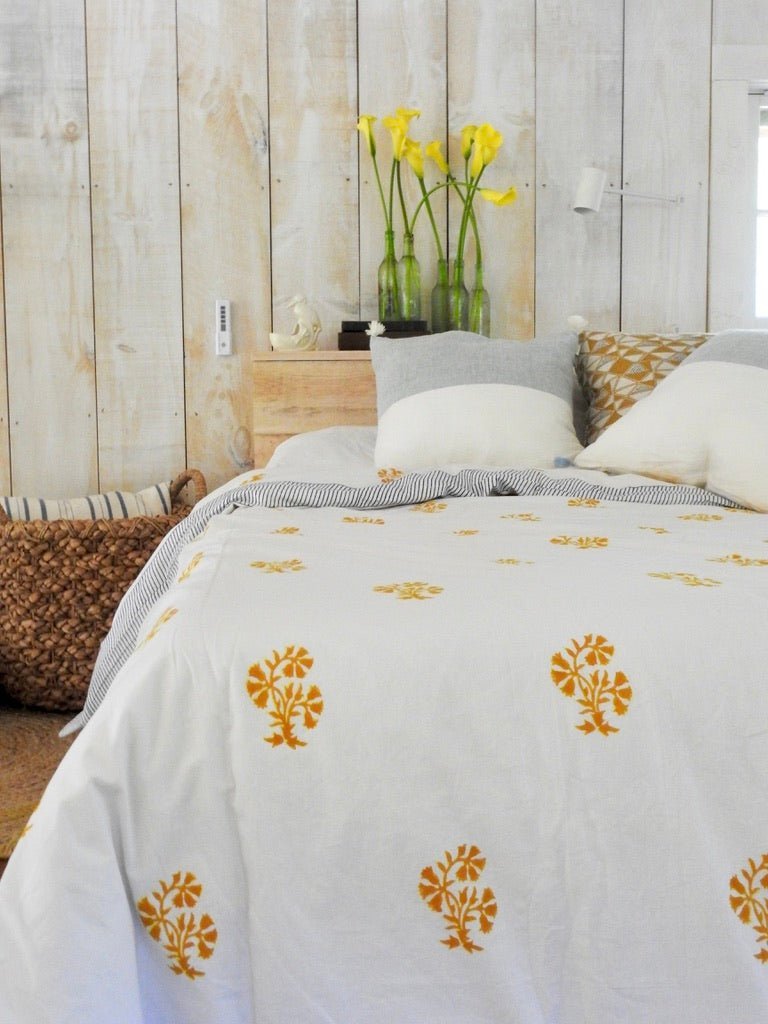 Emily Flower Print Duvet Cover - 50% Off - Imli.lifestyle