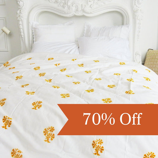 Emily Flower Print Duvet Cover - 70% Off - Imli.lifestyle