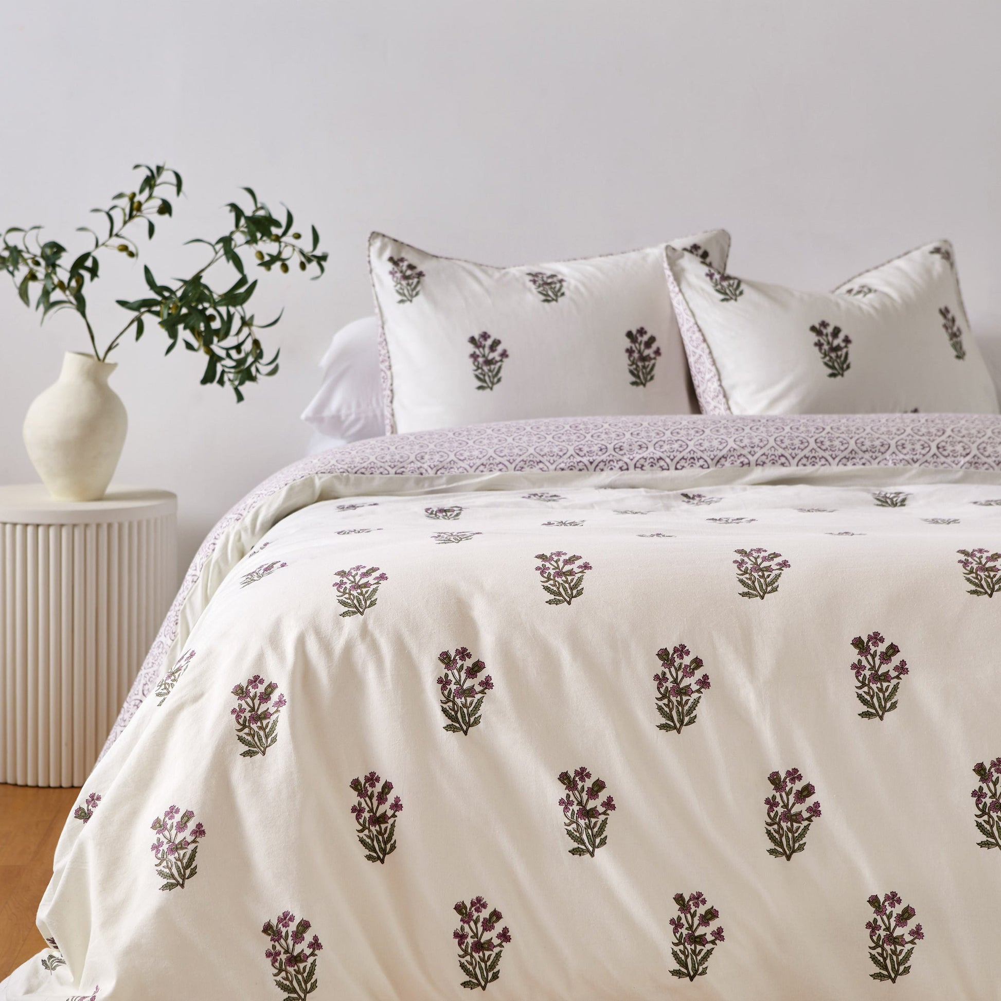 Thistle Print Duvet Cover Set - Imli.lifestyle